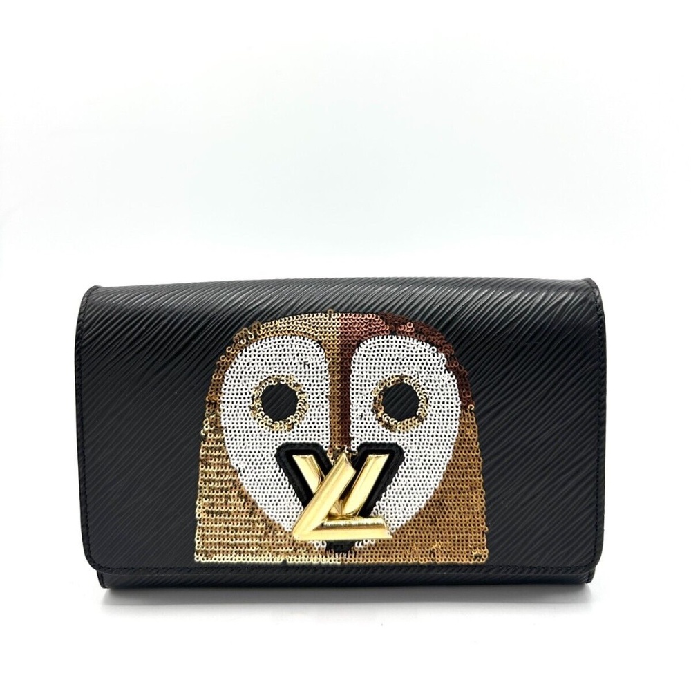 *LIMITED* Louis Vuitton Epi Sequins Night Bird Twist Chain Flap Bag